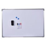 Magnetinė rašymo lenta su aliuminio rėmu 120x90 cm (Balta)