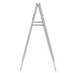 A1 formato aliumininis reklaminis stendas su viršutine lenta (Balta)