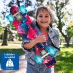 Kompaktiška riedlentė 56 cm su PU ratukais (Rožinė)