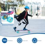 Kompaktiška riedlentė 56 cm su PU ratukais (Rožinė)