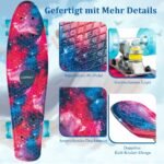 Kompaktiška riedlentė 56 cm su PU ratukais (Rožinė)