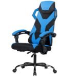 Ergonomiška biuro kėdė su reguliuojama atlošo padėtimi (Mėlyna)