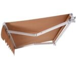 Tiesiamoji markizė su rankiniu valdymu 3m x 2.5m (Ruda)