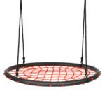 Sūpuoklių lizdas su reguliuojamu aukščiu Ø100 cm (Oranžinė)