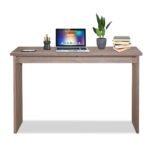 Biuro stalas su didele stalviršiu ir tvirta konstrukcija 120x49x77 cm (Ruda)