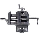 Mašininis spaustuvas su 2 ašimis ir kryžminiu stalu (Juoda)