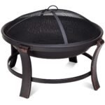 Lauko ugniakuras-grilis su kibirkščių gaudykle (Juoda)