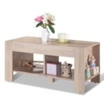 Stalas su penkiomis kojomis 90 x 39 x 42 cm MDF (Natūrali)