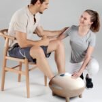 Elektrinis pėdų masažuoklis 5 režimų (Auksinė)