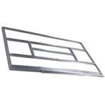 Tvirtas sodo namelis su metaliniu pamatu 277x191x192 cm (Tamsiai pilka)