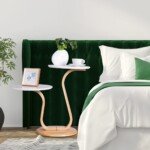 Apvalus staliukas su dviem stalviršiais (Natūrali)