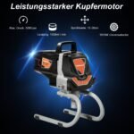 Aukšto slėgio purškimo įrenginys 1100 W (Juoda)