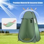 Nešiojama iššokanti palapinė dušui ir persirengimui (Žalia)