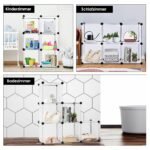 Modulinė balta saugojimo sistema su 6 skyriais (Balta)