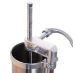 2 5 kg talpos dešrų kimštuvas su 4 skirtingais antgaliais (Sidabrinė)