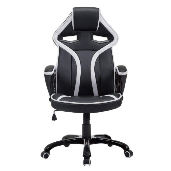 Reguliuojamo aukščio ergonomiška žaidimų biuro kėdė (Žalia)