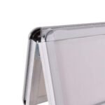 A1 formato aliumininis reklaminis stendas su viršutine lenta (Balta)