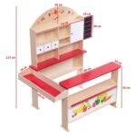 Medinis vaikų žaidimo prekybos kioskas (Medžio)