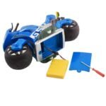 Nuotolinio valdymo 4D RC motociklas su simuliacija (Raudona)