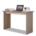 Biuro stalas su didele stalviršiu ir tvirta konstrukcija 120x49x77 cm (Ruda)