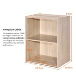 Daugiatikslis 2 skyrių lentynų stovas (Ruda)