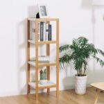 Daugiatikslis 4 arba 5 lentynų stovimas lentynų komplektas (Natūrali)