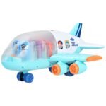 Vaikiškas lėktuvas su šviesomis ir muzika (Mėlyna)