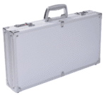 Aliumininis ginklų transportavimo dėklas su putplasčio įdėklu (Sidabrinė)