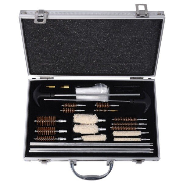 Universalus profesionalus ginklų valymo rinkinys (Sidabrinė)