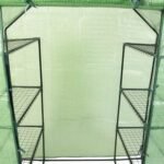 Nešiojamasis sodo šiltnamis su 8 lentynomis (Žalia)