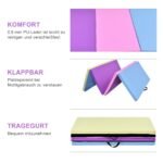 Daugiafunkcinis sulankstomas gimnastikos kilimėlis (Įvairiaspalvė)