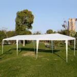 Šventinė renginių palapinė 3x9 m (Balta)
