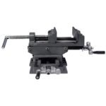 Mašininis spaustuvas su 2 ašimis ir kryžminiu stalu (Juoda)