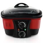 Daugiafunkcis puodas su aštuoniomis programomis (Raudona)