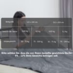 Sveriama antklodė su stiklo granulėmis (Pilka)