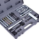 19 dalių vairo traukiklių rinkinys su dėklu (Pilka)