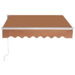 Ištraukiama markizė 2 5 m x 2 m su aliuminio rėmu (Smėlio)