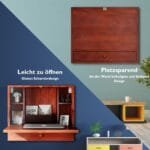 Sieninis sulankstomas rašomasis stalas (Ruda)