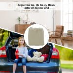 Priemonė miegui su integruota pompa 203 x 152 x 56 cm (Smėlio)