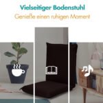 Reguliuojamo atlošo sėdmaišis meditacijai (Kavos)