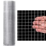 Cinkuotas metalinis tinklas 1 5 cm akutės su 0 9 mm viela (Sidabrinė)