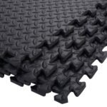 Daugiafunkciniai sujungiami grindų apsaugos kilimėliai (Juoda medžio raštas)