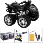 Nuotoliu valdomas lenktyninis motociklas su automatiniu balansavimu ir LED žibintais (Mėlyna)