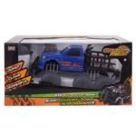 1:10 mastelio elektrinis RC sunkvežimis monstras su priekiniu apšvietimu (Mėlyna)