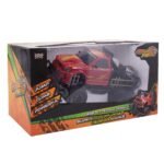 1:10 mastelio elektrinis RC monstras sunkvežimis su priekiniu apšvietimu (Raudona)