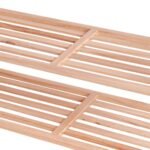 Praplečiama medinė pušies batų lentyna su rankena (Natūrali)