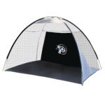 Sulankstomas ir nešiojamas golfo treniruočių tinklas (Juoda)