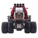1:10 mastelio elektrinis RC monstras sunkvežimis su priekiniu apšvietimu (Raudona)