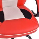 Ergonominė sportinio dizaino biuro ir žaidimų kėdė (Raudona)