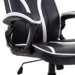 Ergonomiška biuro kėdė su reguliuojamu aukščiu (Geltona)